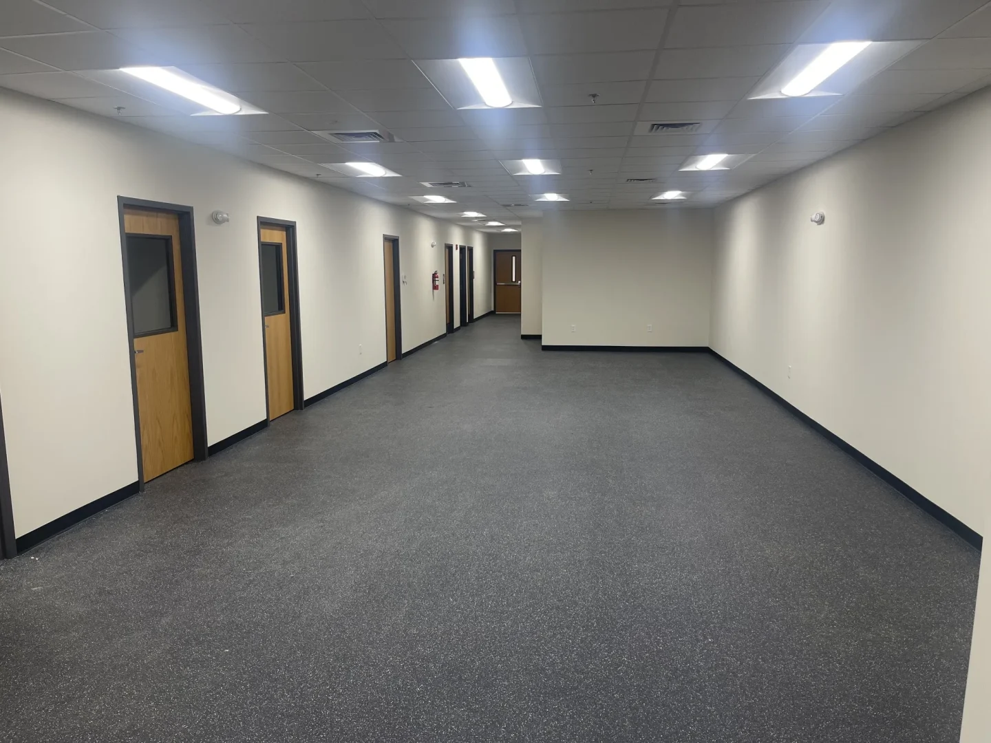 office space hallway