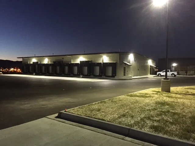 exterior view at night